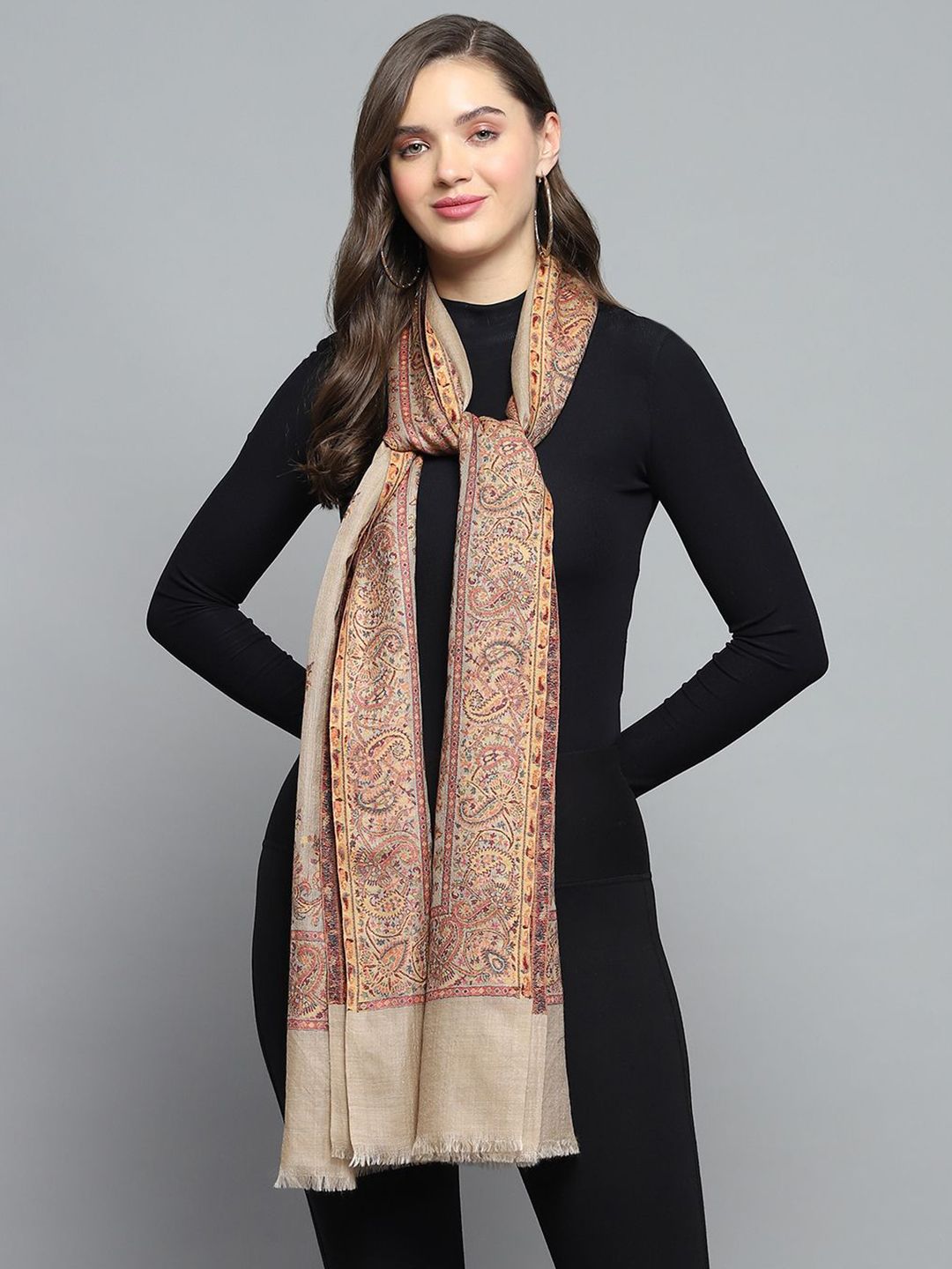 Monte Carlo Paisley Printed Shawl-picture-27
