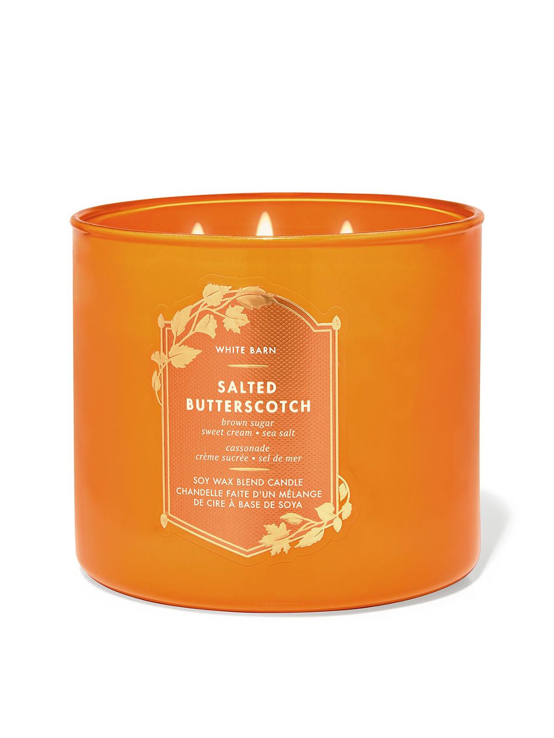 Bath & Body Works Salted Butterscotch 3-Wick Scented Candle - 411g-picture-17