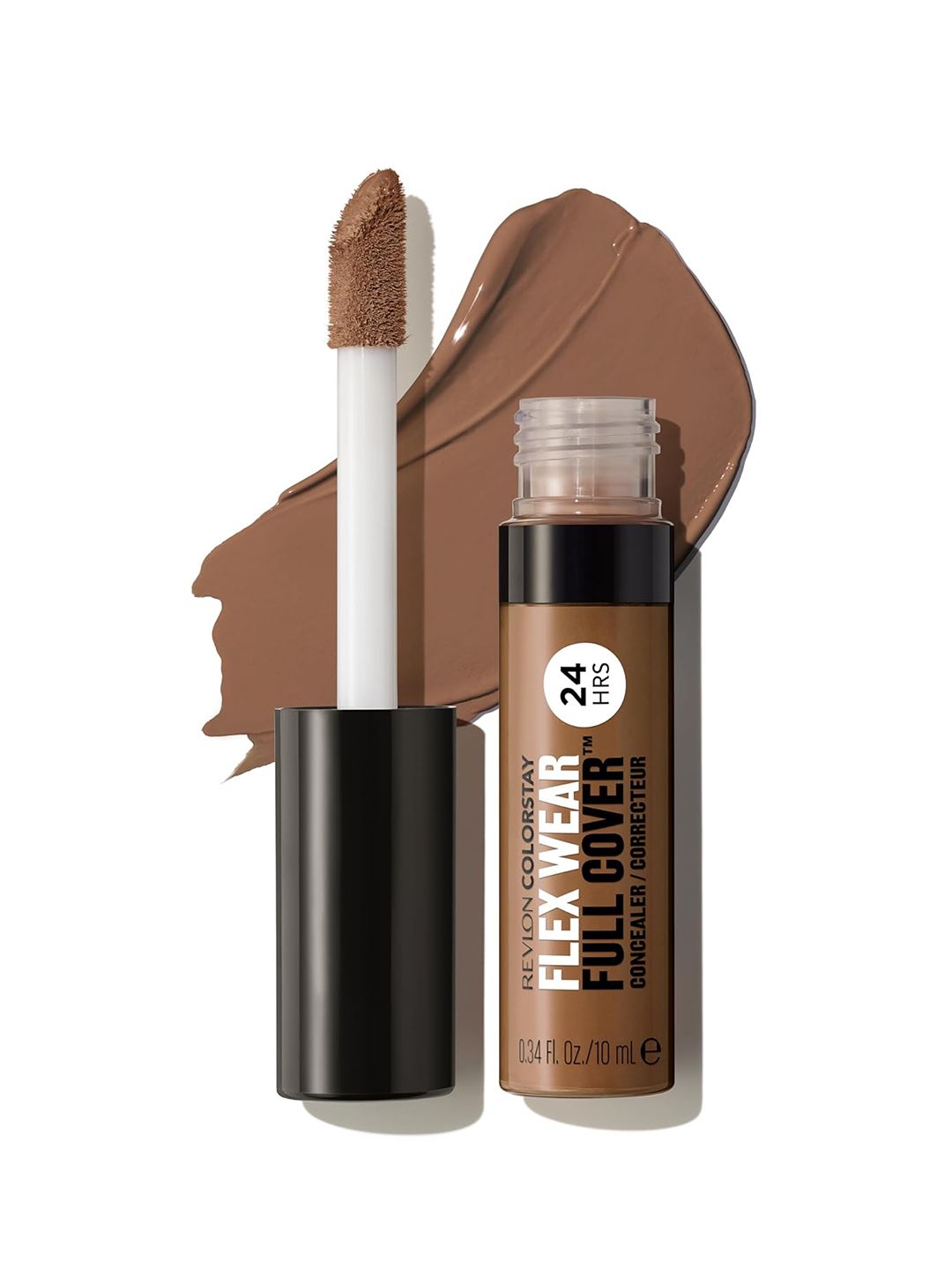 Revlon ColorStay Flex Wear Full Cover Concealer with Hyaluronic Acid 10ml - Hazel Nut-image-46