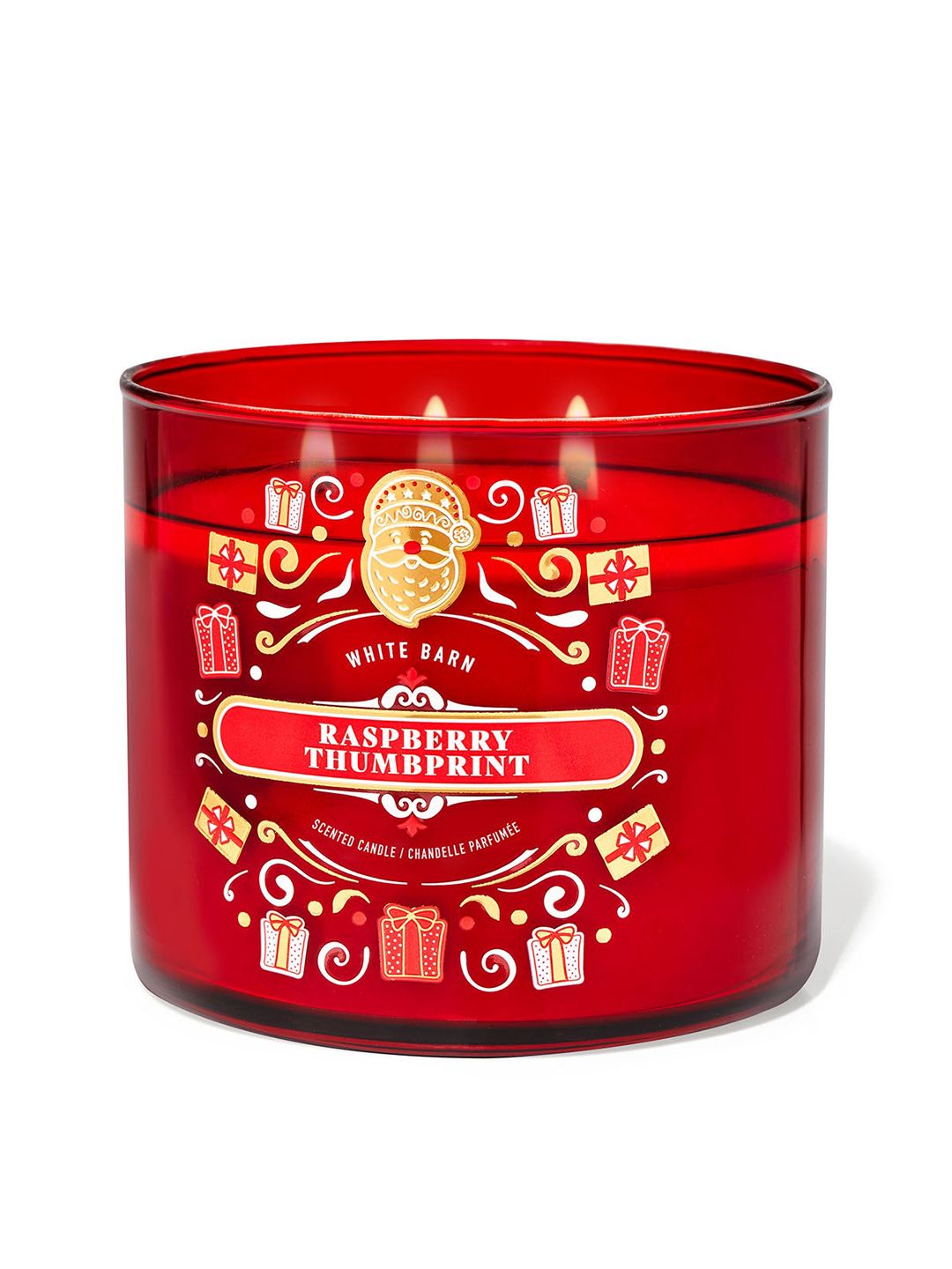Bath & Body Works Raspberry Thumbprint 3-Wick Scented Candle - 411g-picture-24
