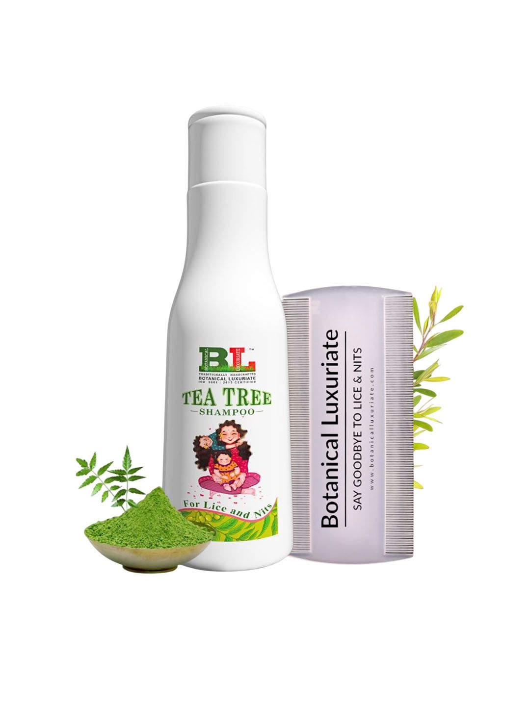 Botanical Luxuriate Tea Tree Shampoo For Lice & Nits With Lice Removal Comb - 100 ml-picture-25