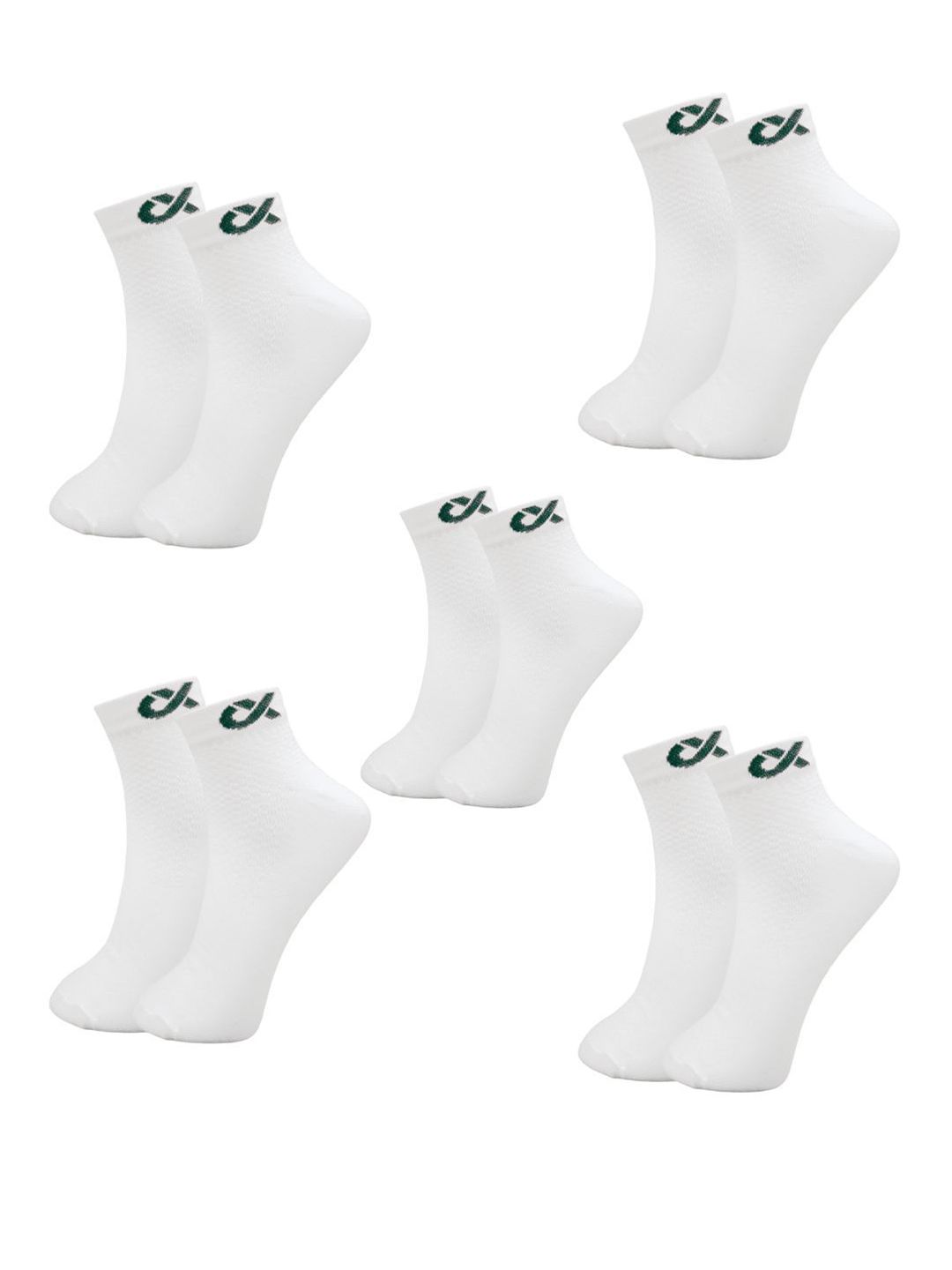 Xjarvis Pack Of 5 Ankle-Length Socks-picture-25