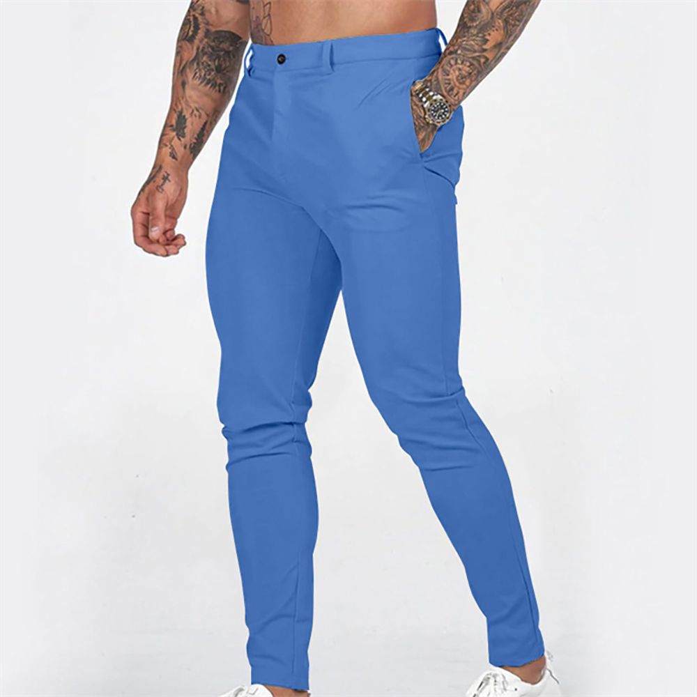 StyleCast x Revolte Men Slim Fit Mid-Rise Trouser-picture-38