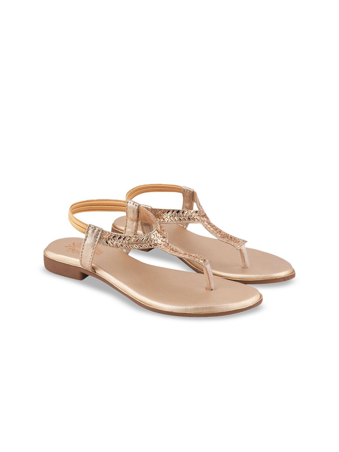 Shoetopia Girls Embellished Party Open Toe Flats-picture-34