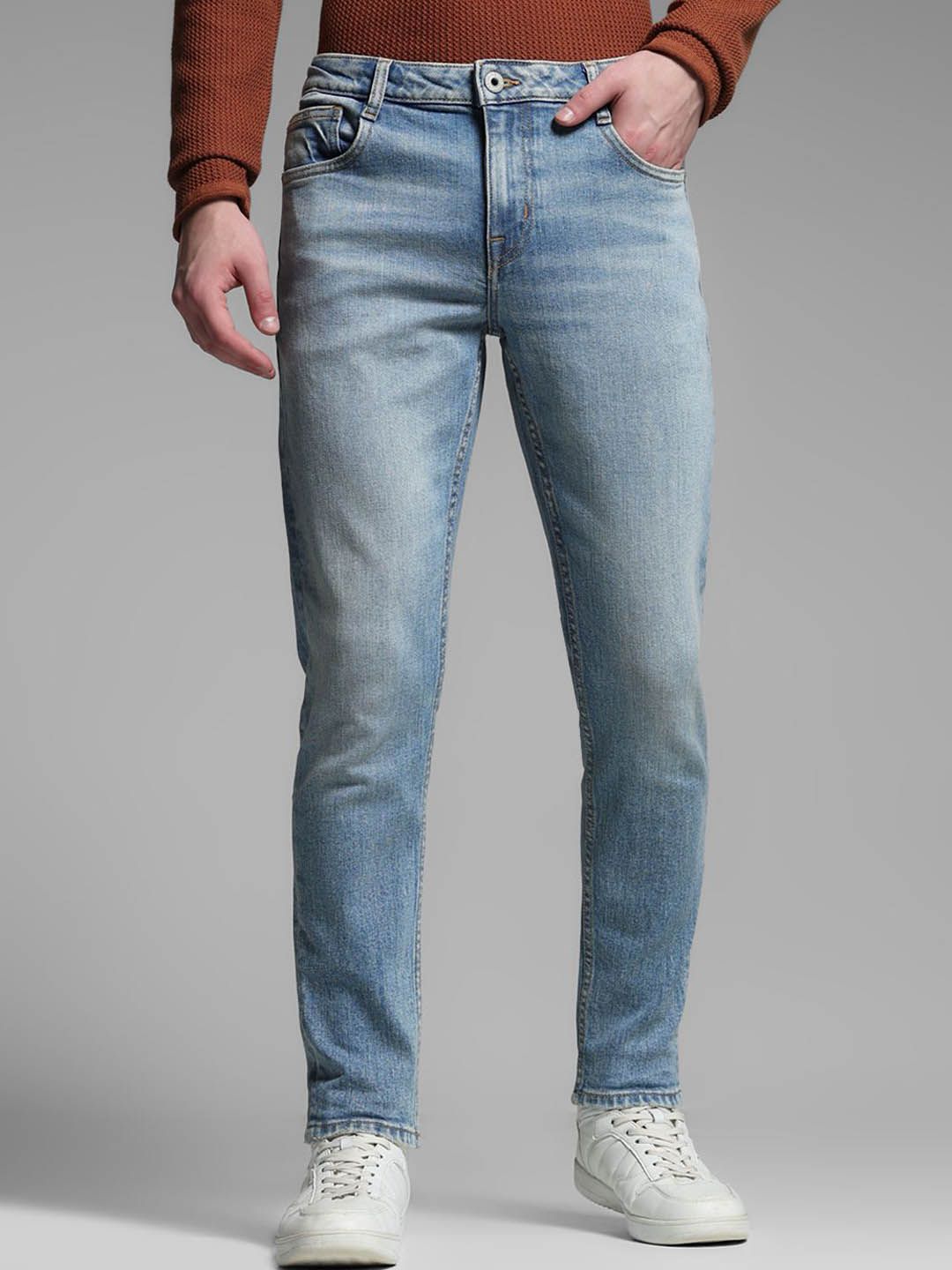 Jack & Jones Men Slim Fit Light Fade Stretchable Jeans-picture-11