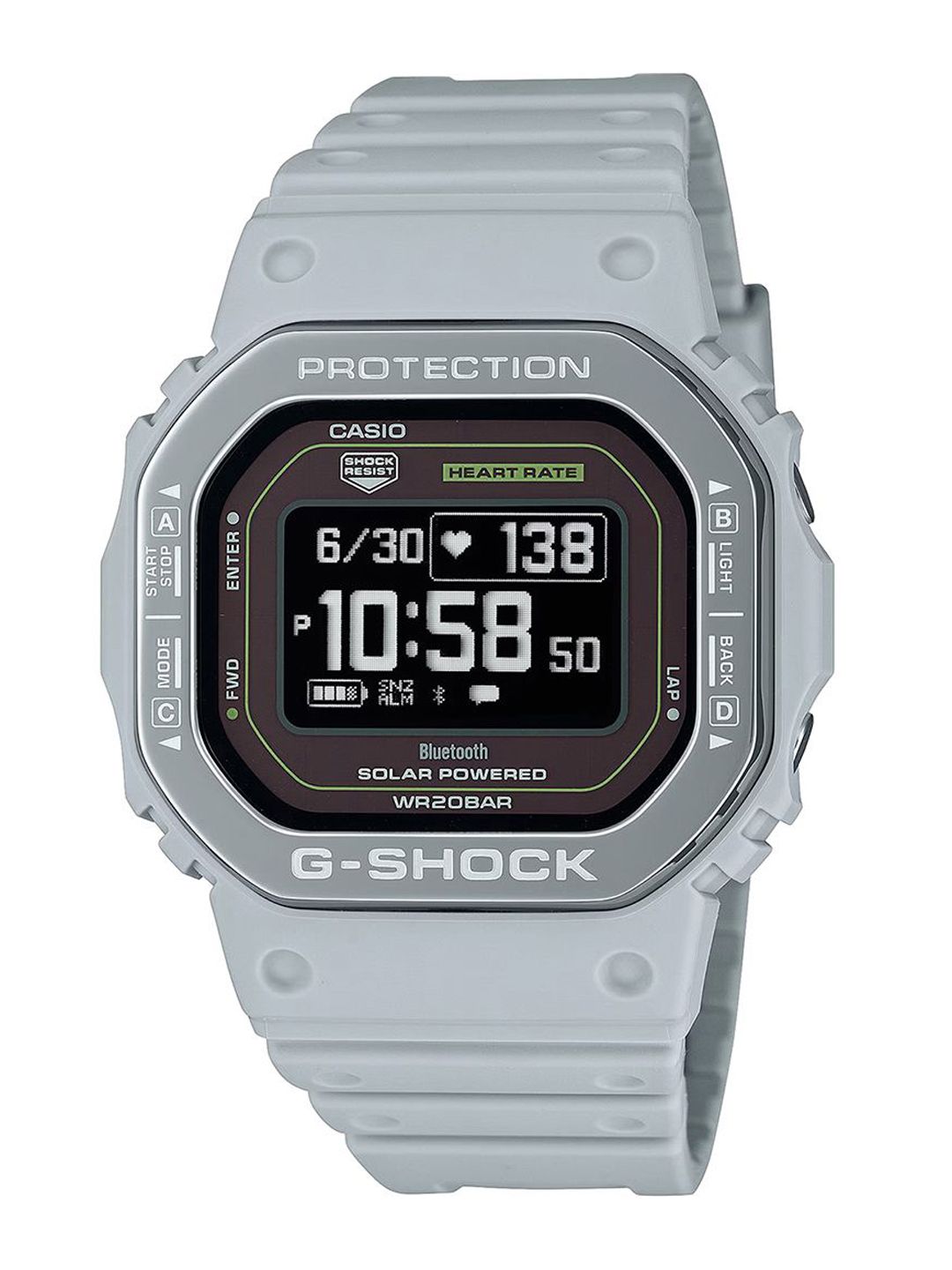 CASIO Men Dial & Cuff Straps Digital Bluetooth Solar Powered Watch G1634