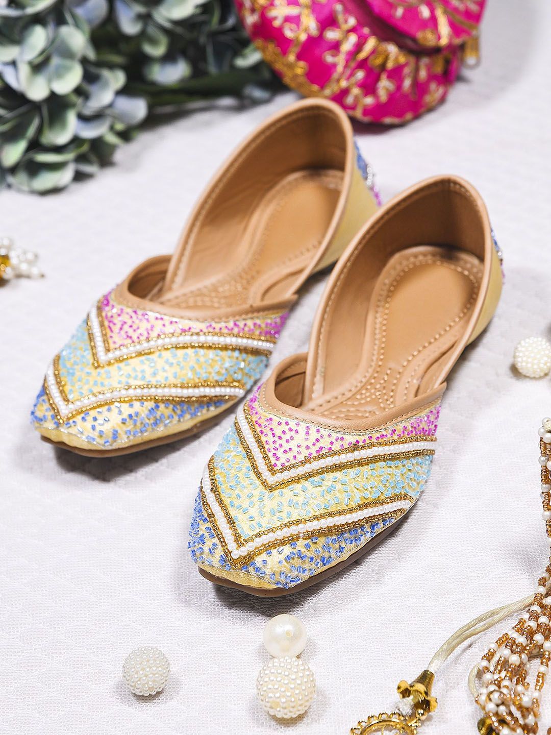 TRYME Women Ethnic Ballerinas Flats-picture-33