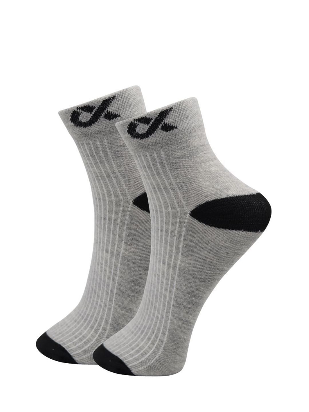 Xjarvis Striped Ankle-Length Socks-picture-5