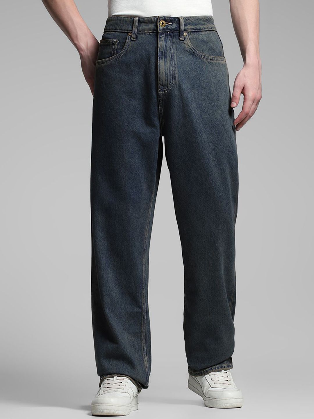 Jack & Jones Jack & Jones Men Wide Leg High-Rise Light Fade Jeans