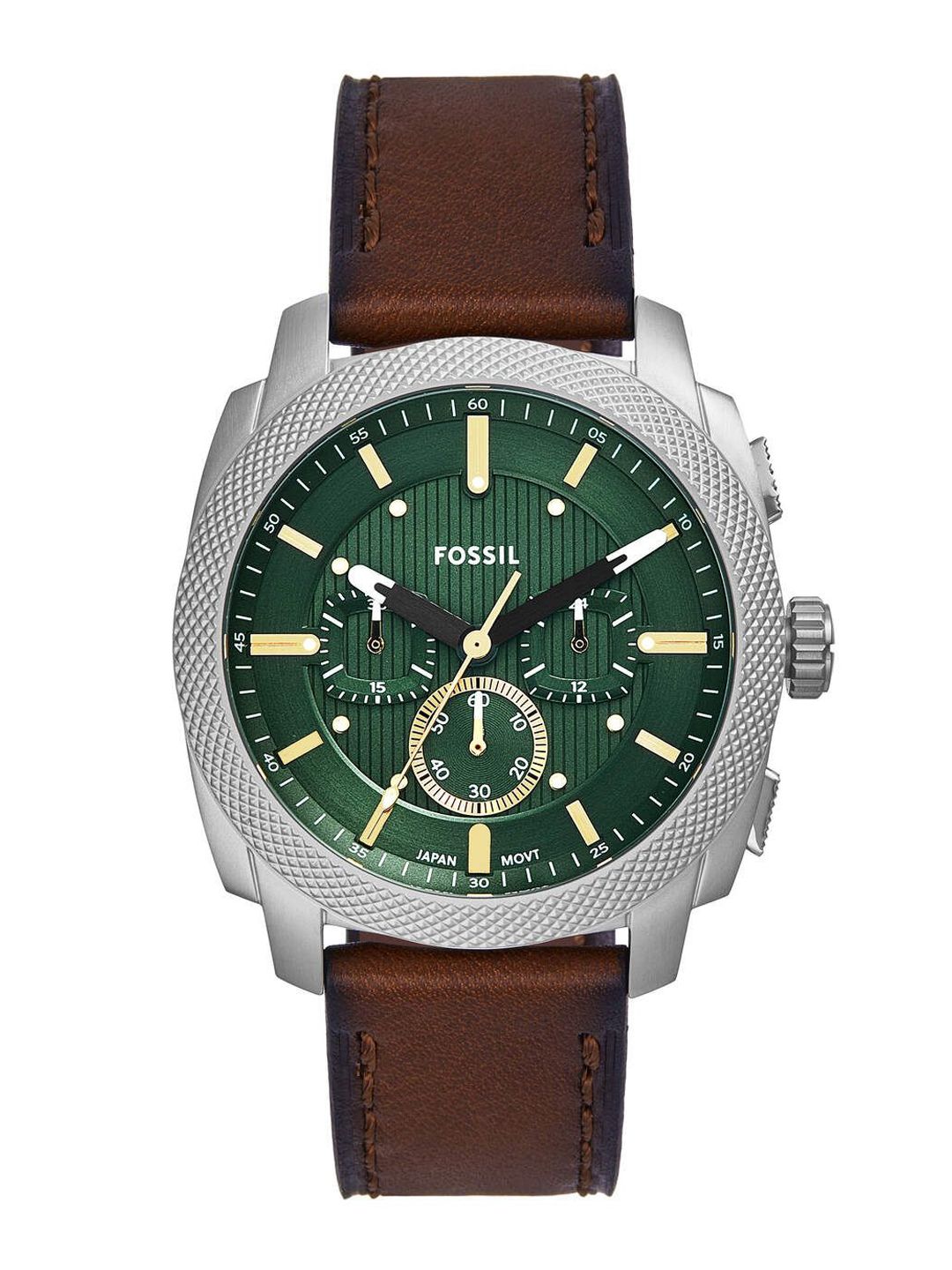Fossil Men Dial & Leather Straps Analogue Watch FS6100-picture-38