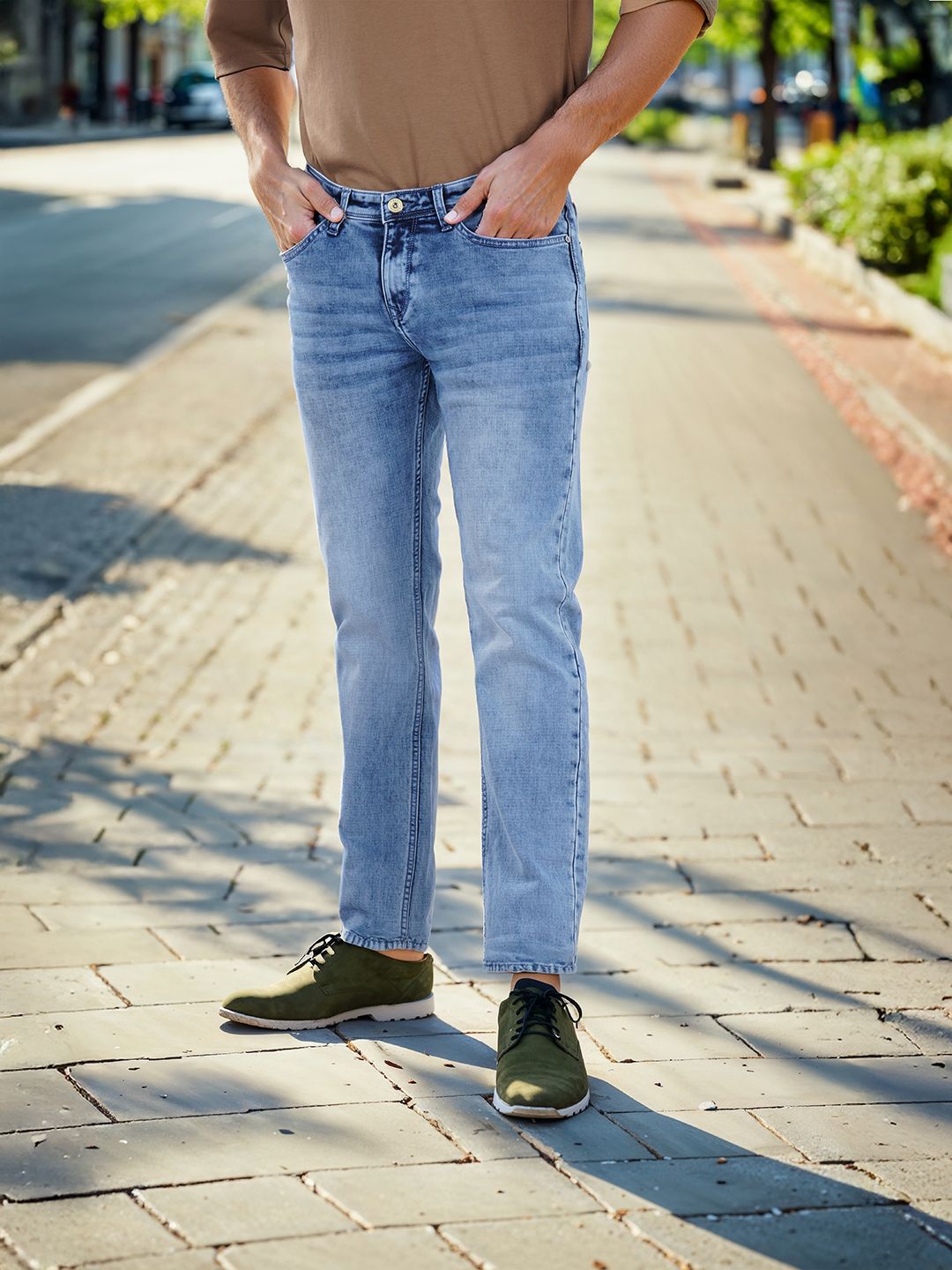 Celio Men Jean Slim Fit Light Fade Jeans-picture-4