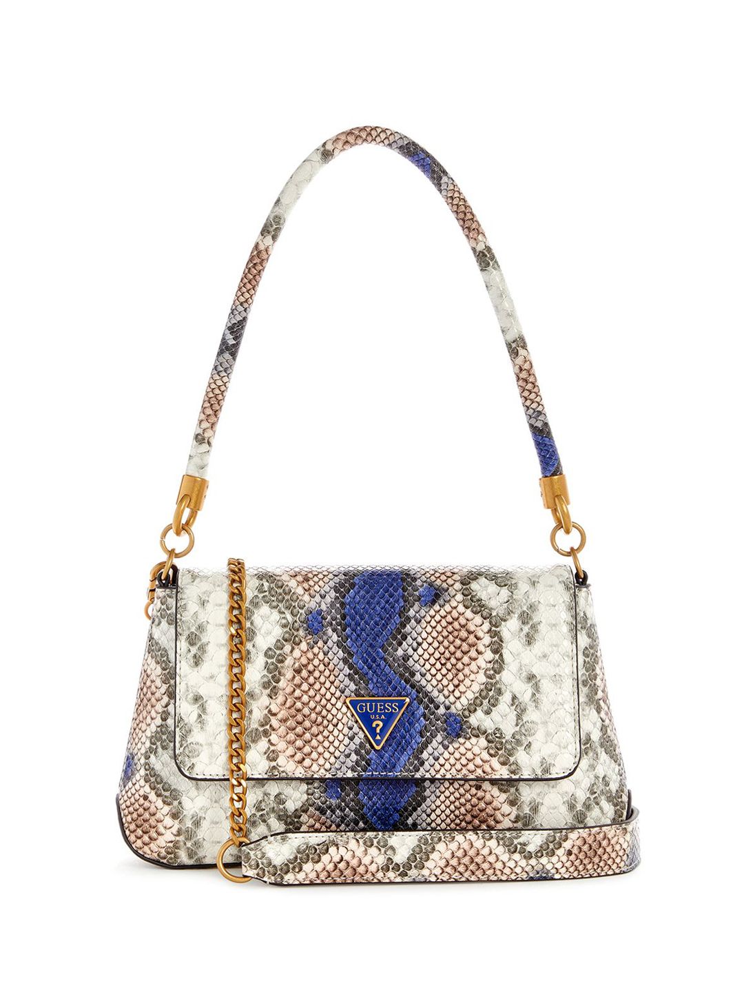 GUESS Animal Printed PU Structured Shoulder Bag-picture-27
