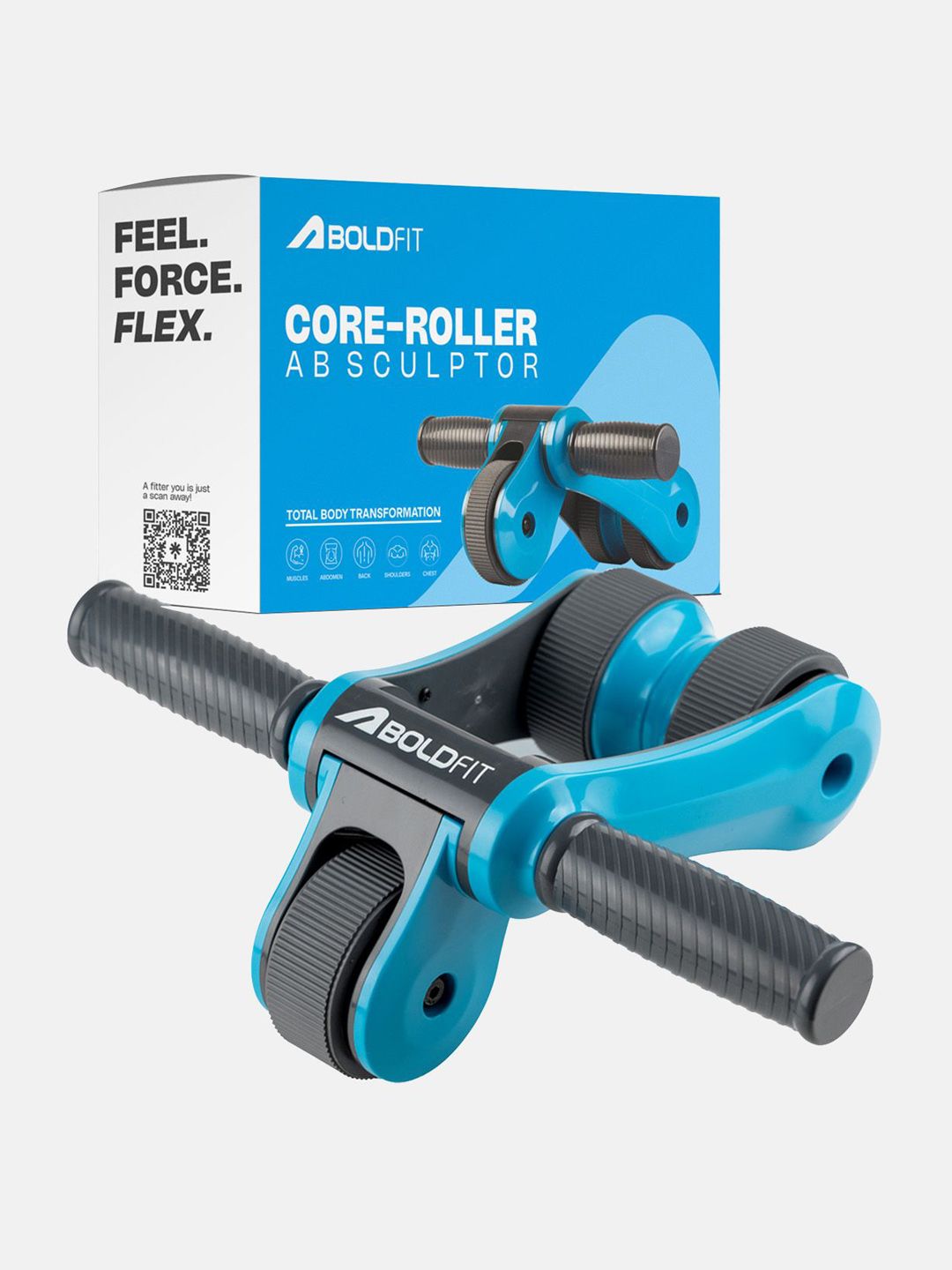 BOLDFIT Unisex Wheel Ab Roller Workout Accessories-picture-24