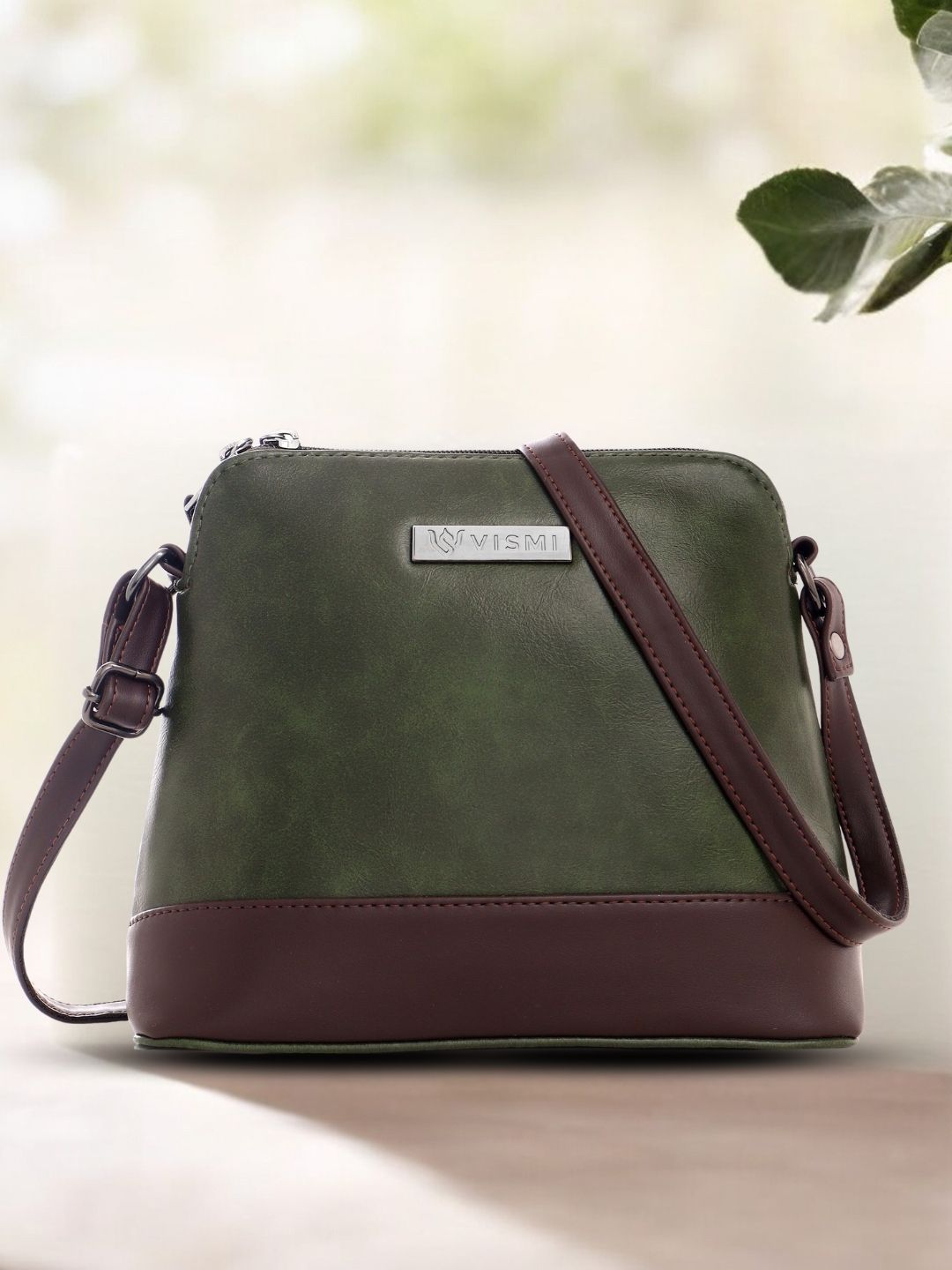 VISMIINTREND Women Colourblocked Structured Sling Bag-picture-15