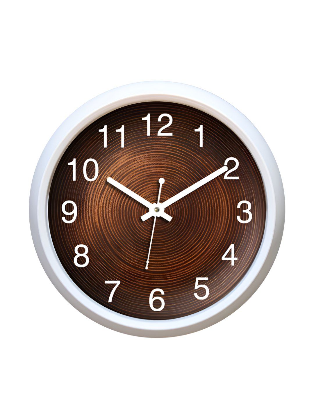 Aura Brown & White Contemporary Wall Clock-picture-39