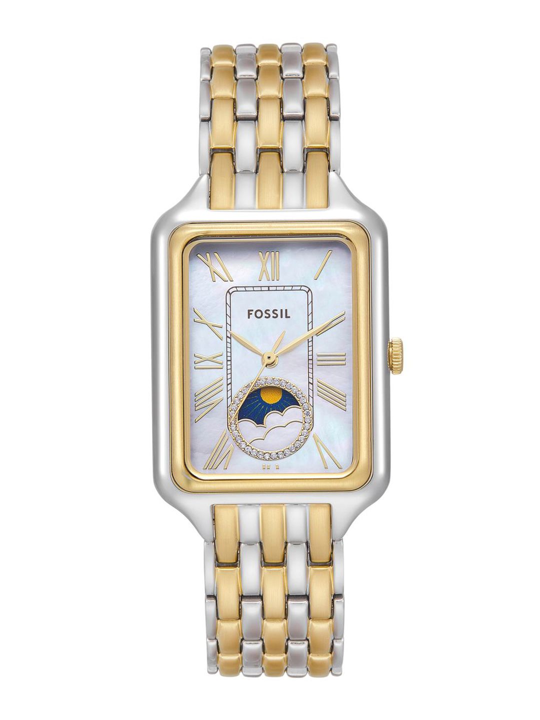 Fossil Women Embellished Dial & Stainless Steel Straps Analogue Watch ES5399-image-39