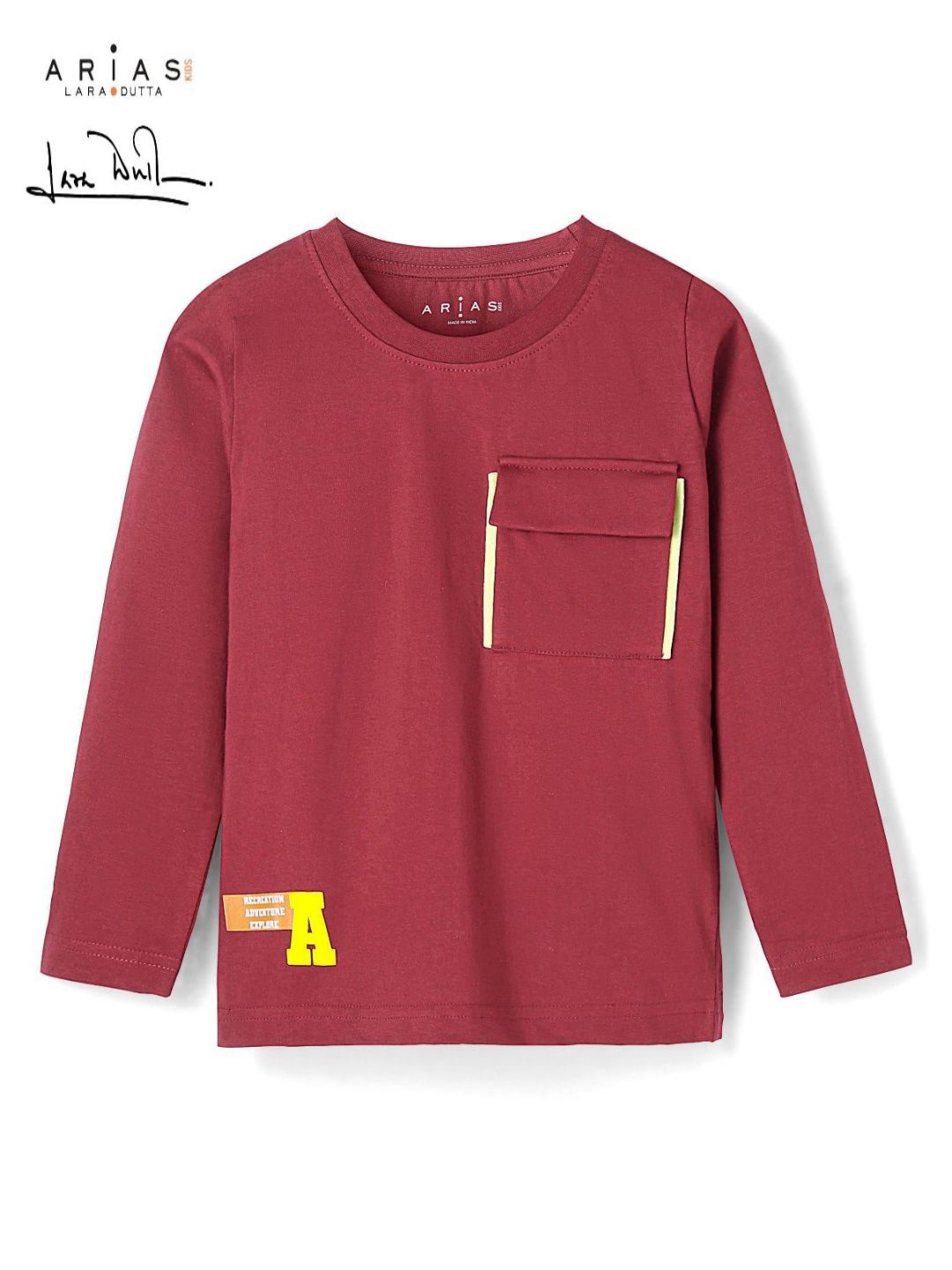 ARIAS By LARA DUTTA Boys Striped Applique T-shirt-picture-20