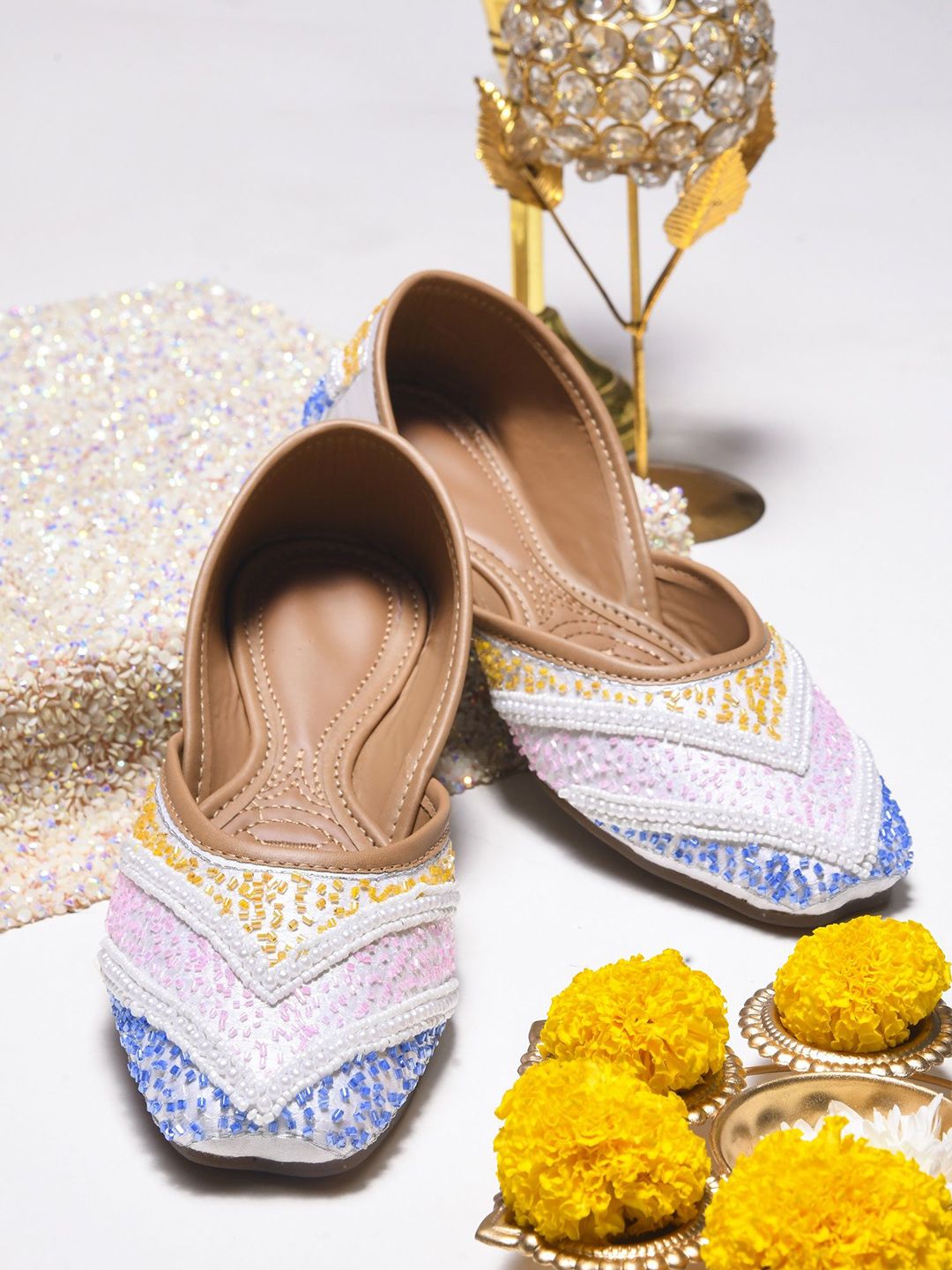 TRYME Women Ethnic Ballerinas Flats-picture-35