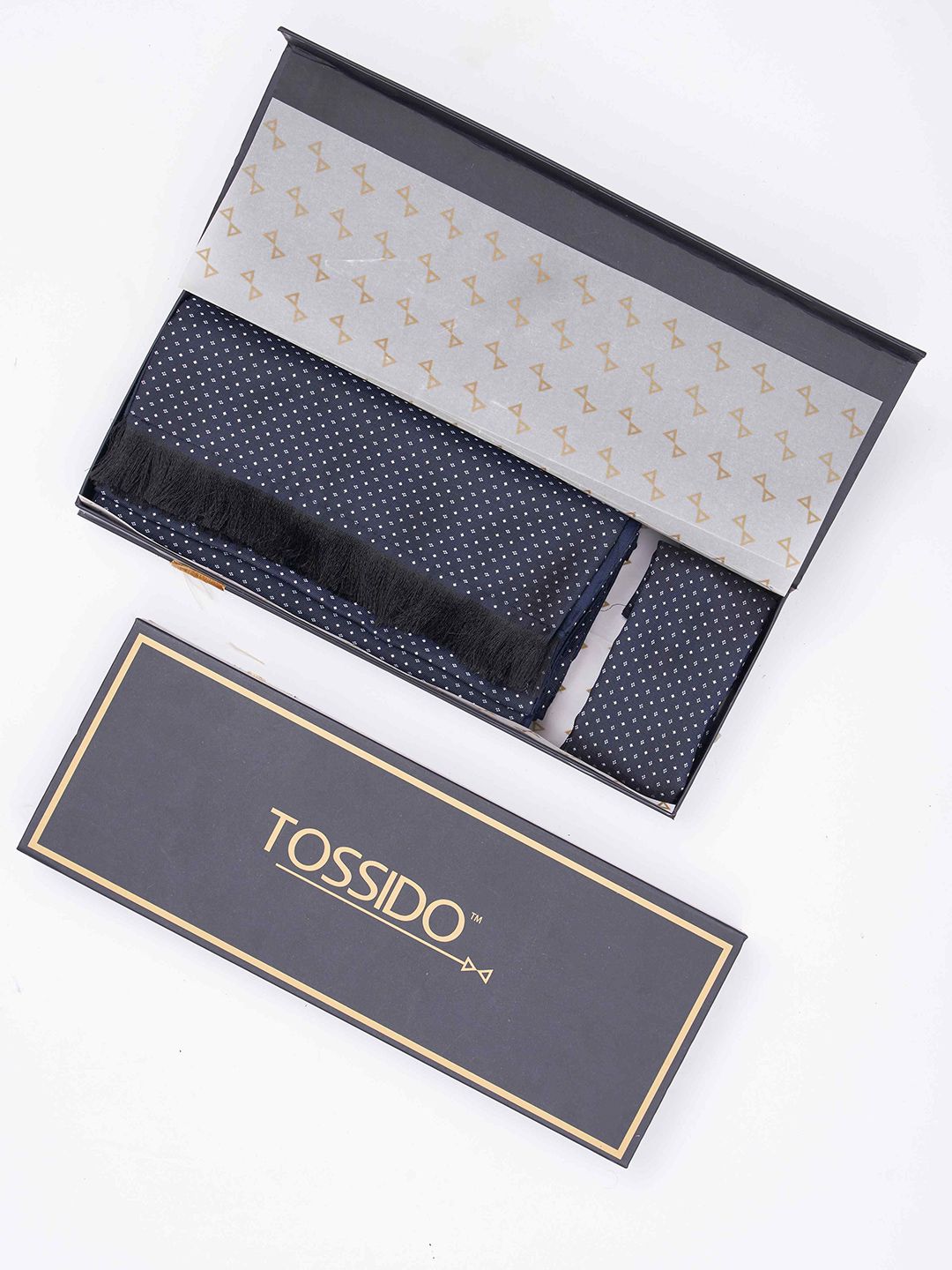 Tossido Men Geometric Printed Cotton Stole-image-30