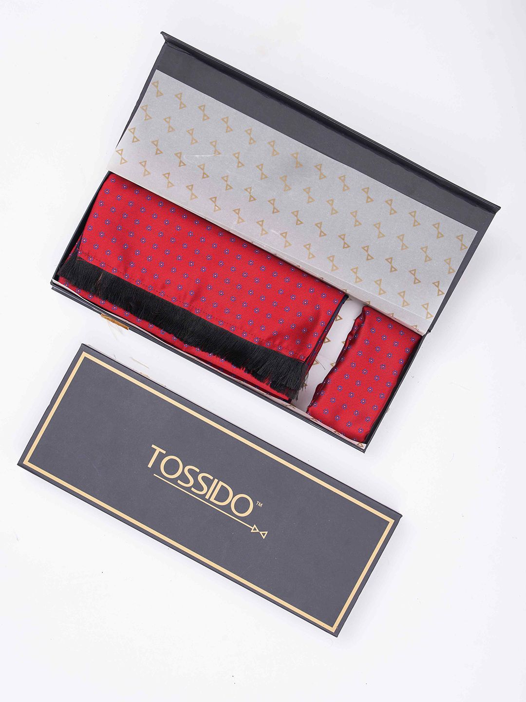 Tossido Men Floral Woven Design Cotton Stole-picture-36
