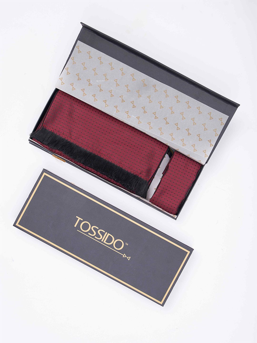 Tossido Men Woven Design Reversible Stole-picture-11