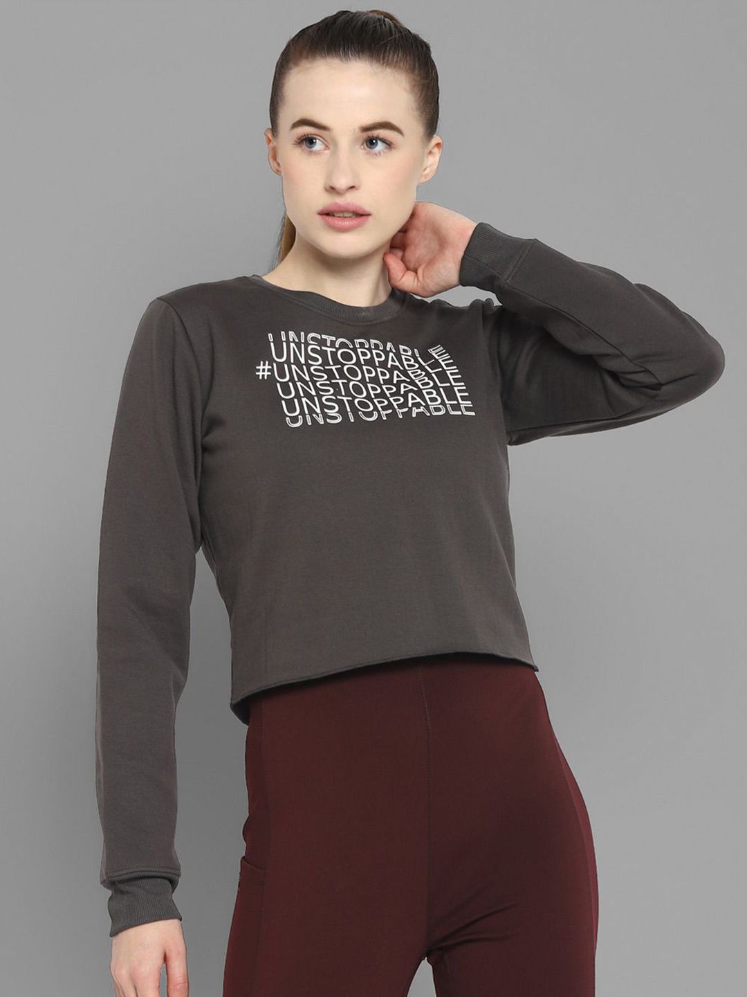 HRX by Hrithik Roshan Women Printed Sweatshirt-picture-10