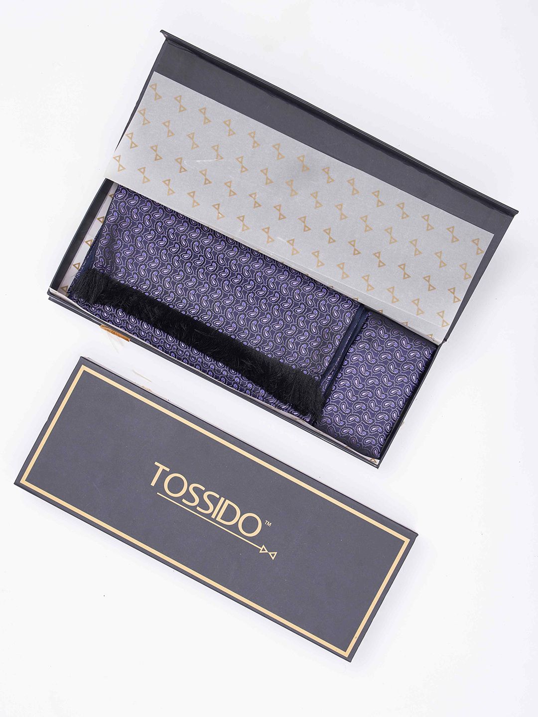 Tossido Men Paisley Woven Design Stole-picture-56