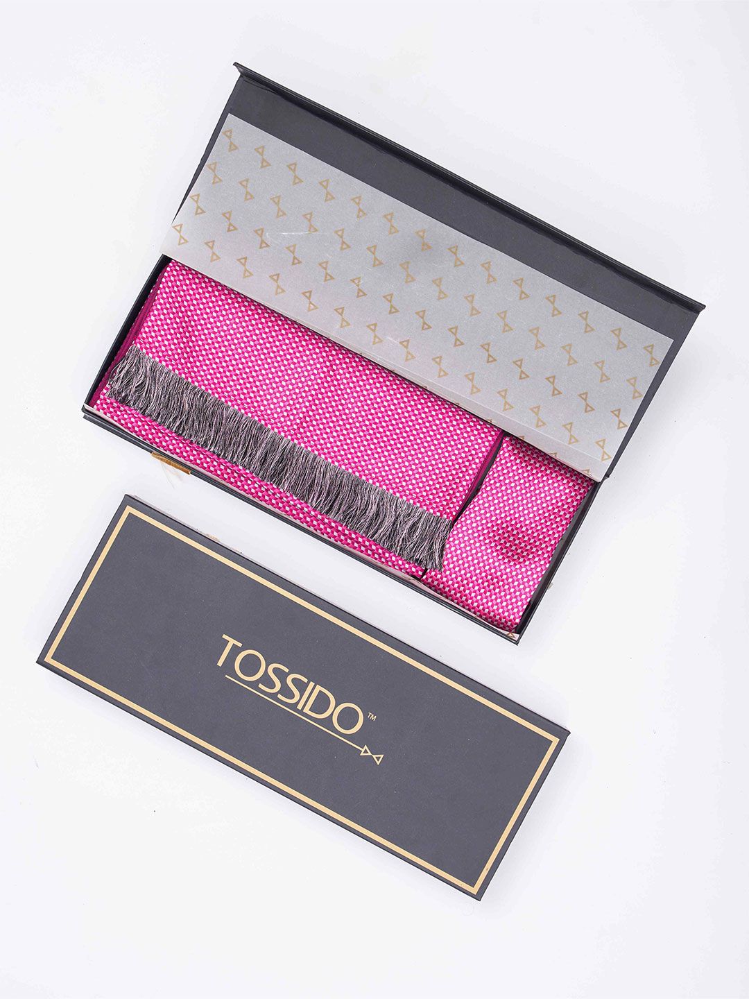 Tossido Men Woven Design Stole-image-12