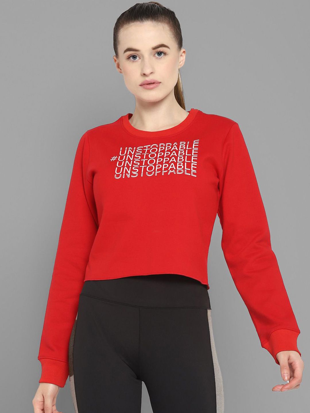 HRX by Hrithik Roshan Women Printed Sweatshirt-picture-25