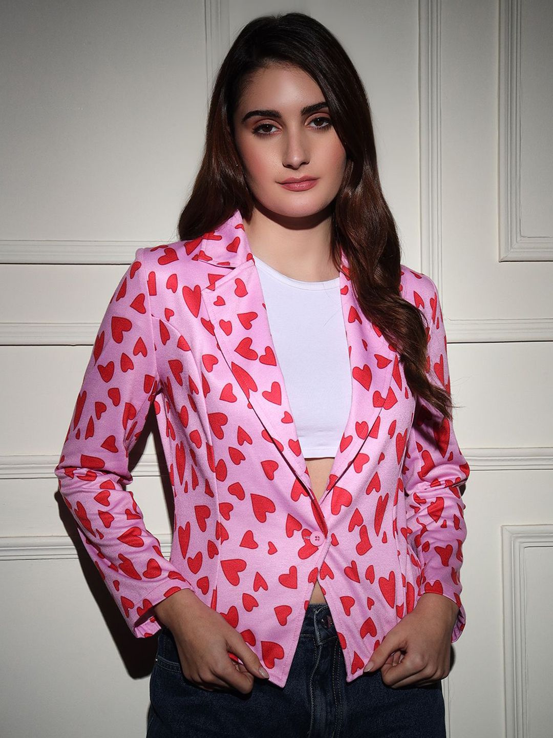 TANDUL Women Printed Single-Breasted Blazers-picture-32