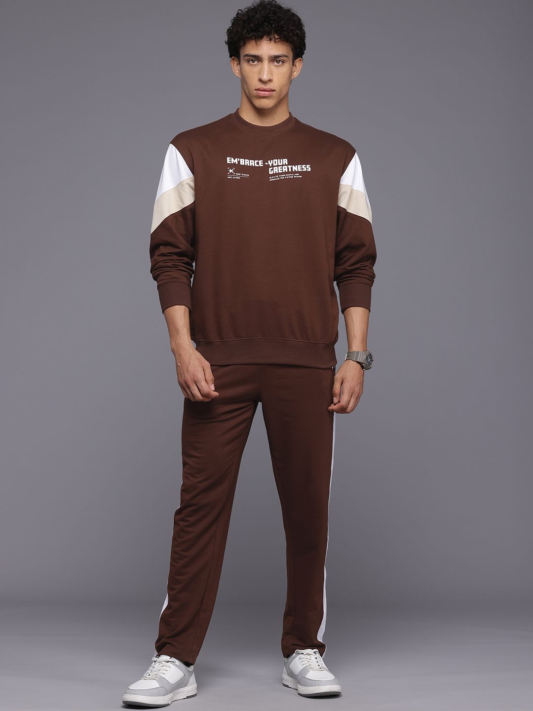 HRX by Hrithik Roshan Printed Lifestyle Tracksuits-image-45