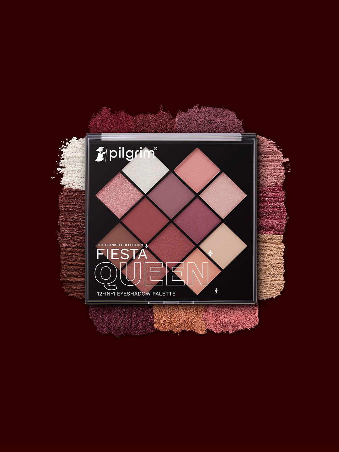 Pilgrim The Spanish Collection 12 In 1 Eyeshadow Palette - Fiesta Queen-picture-29