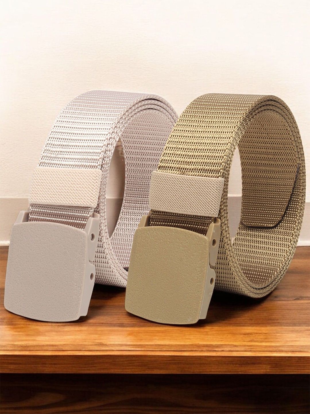 Provogue Men Pack of 2 Textured Belt-picture-27