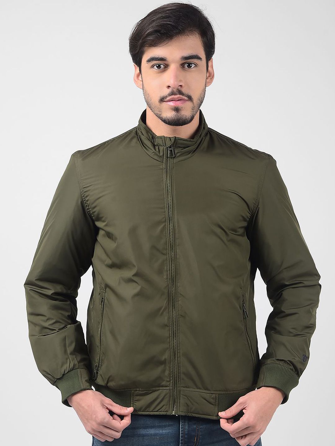 Numero Uno Men Hooded Solid Casual Bomber Lightweight Jacket-picture-10