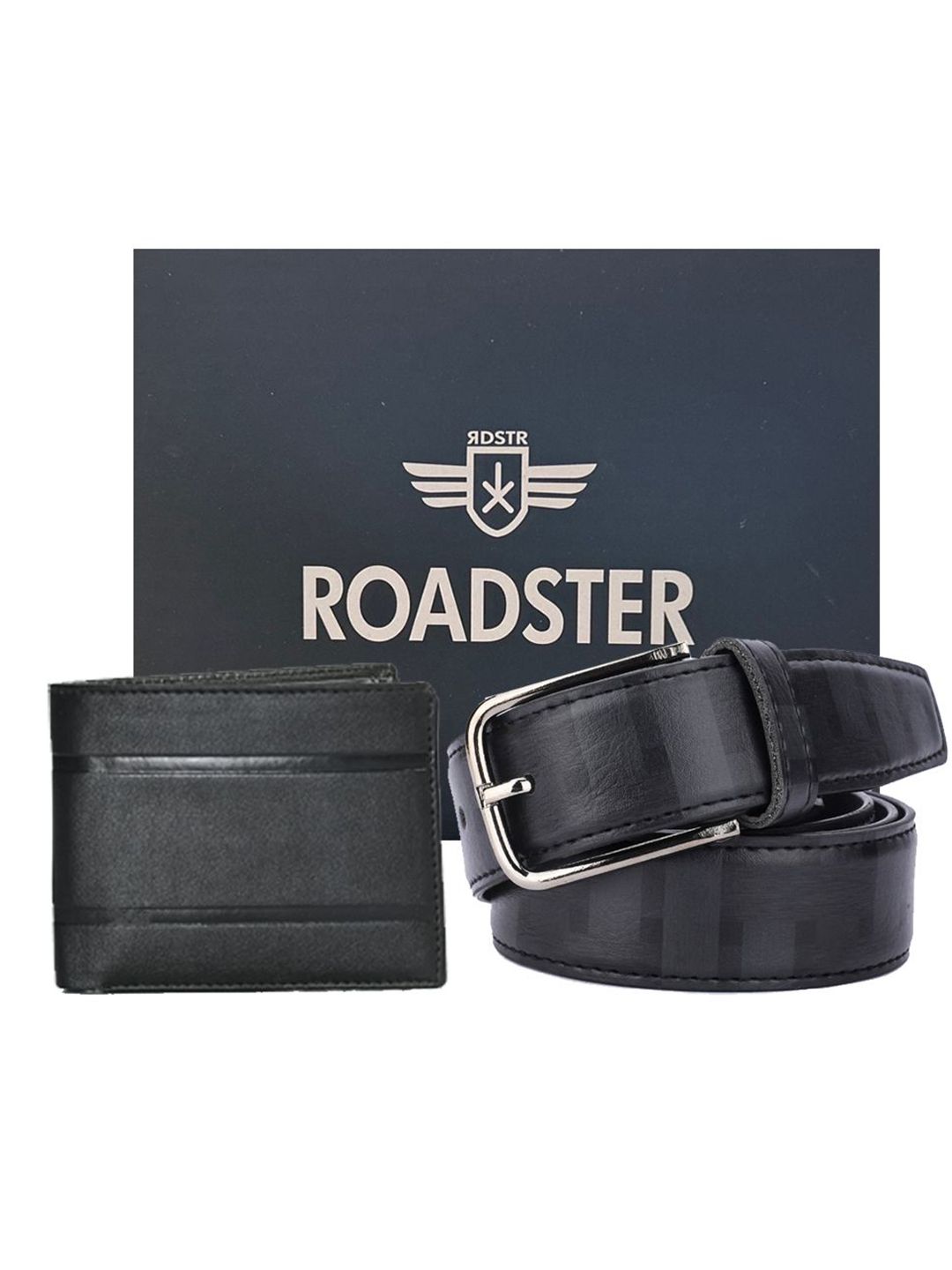 The Roadster Lifestyle Co. Men Belt & WalletAccessory Gift Set-image-39