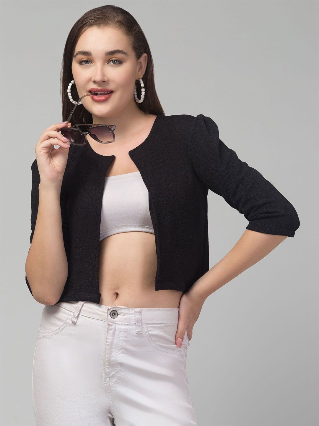 RAYWARE Women Crop Shrug-picture-29
