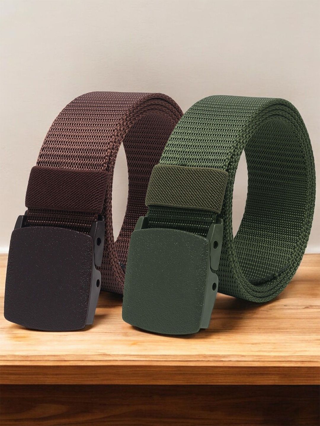 Provogue Men Pack Of 2 Textured Belt-picture-39