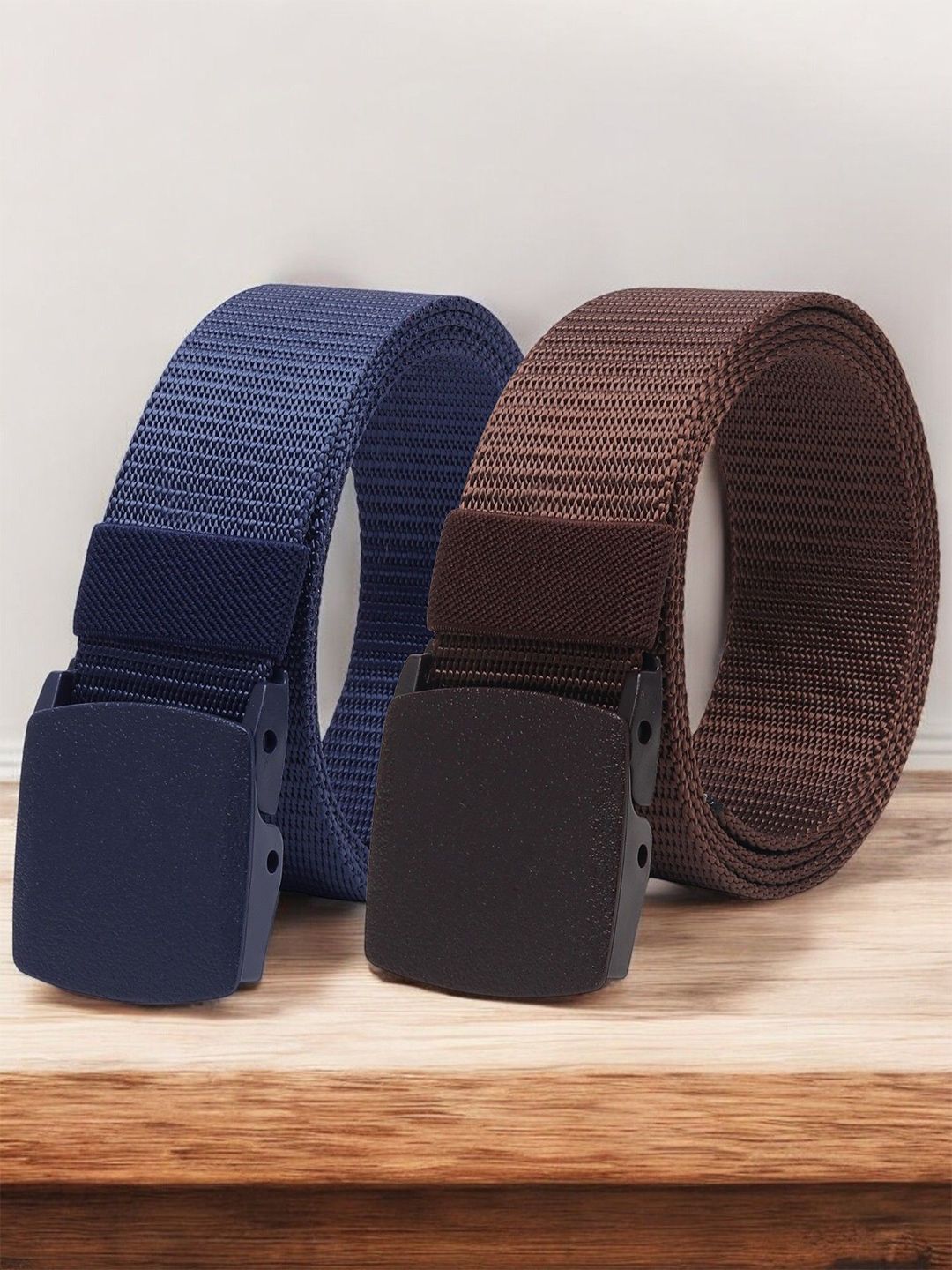 Provogue Men Pack Of 2 Textured Belt-picture-25