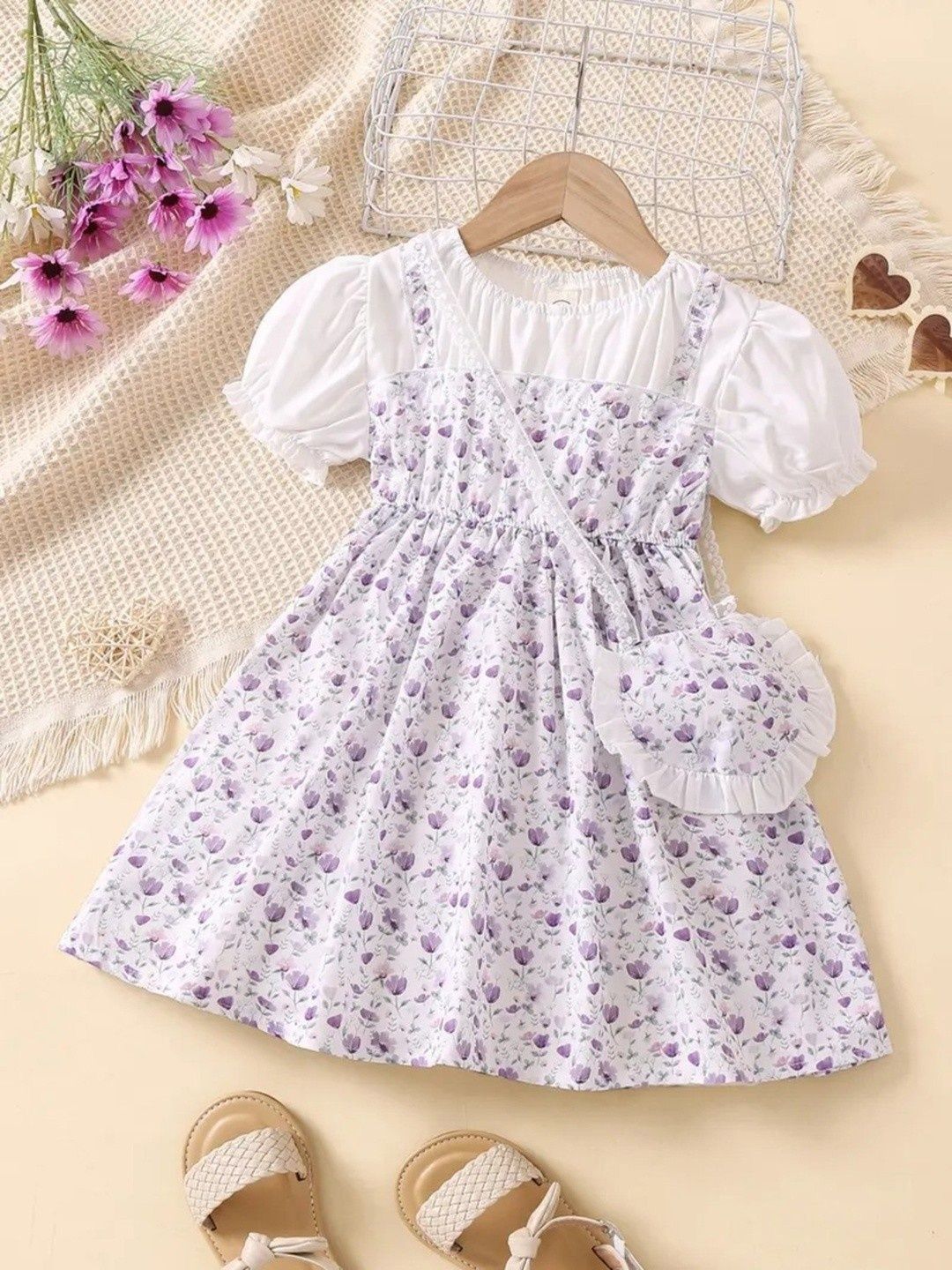 Miss & Chief Floral Print A-Line Dress-picture-56