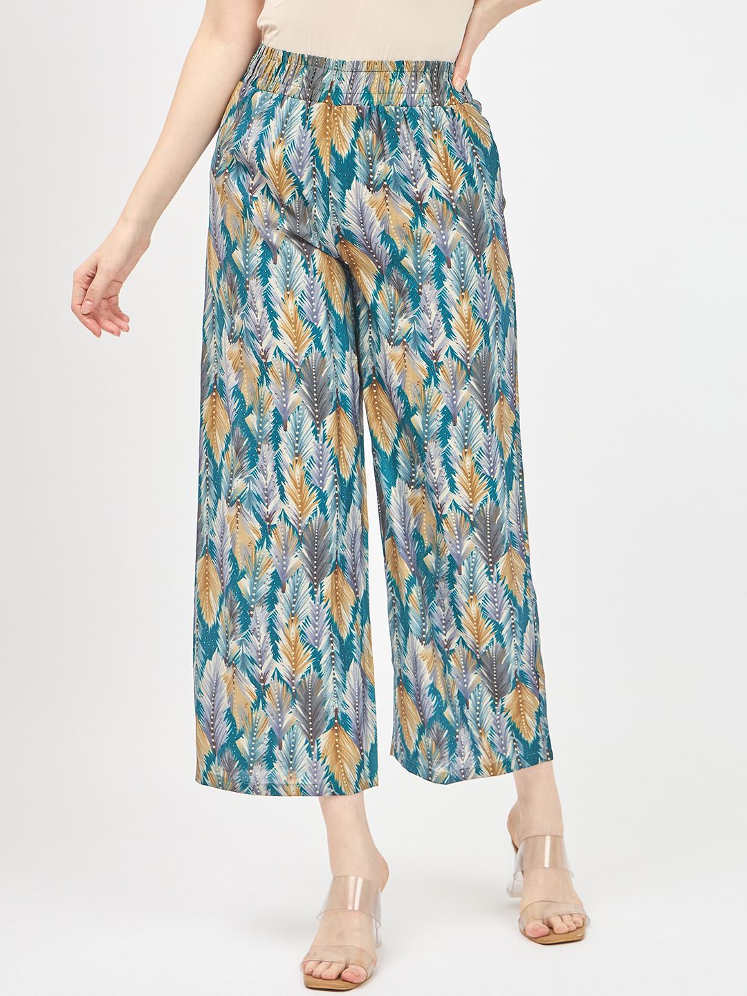 Novio Women Floral Printed Palazzos-picture-10