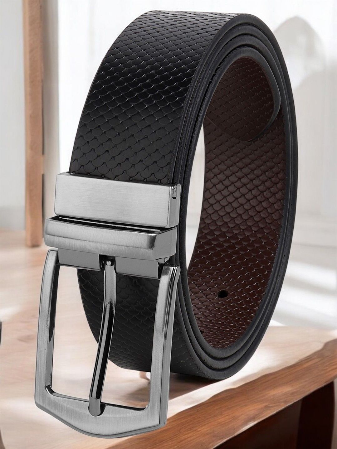 Provogue Men Leather Reversible Belt-picture-15