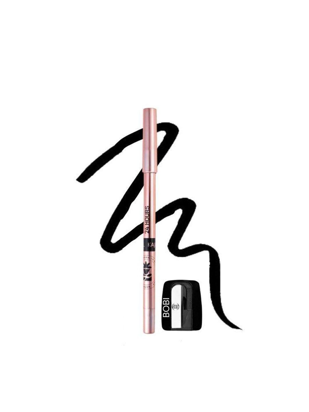 BOBI 24 Hour Long Lasting Kajal With Vitamin E- Black-picture-32