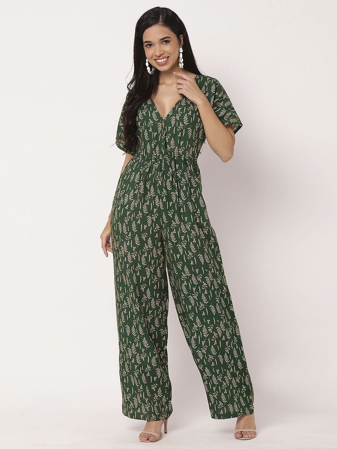 Moomaya Printed Basic Jumpsuit-image-15
