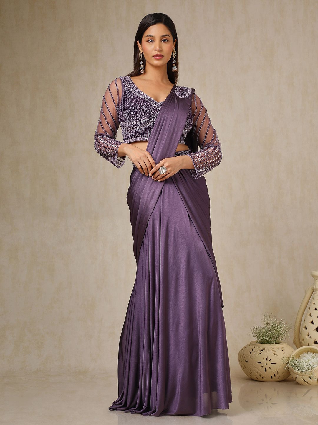 Soch Beads and Stones Ready to Wear Saree-image-48