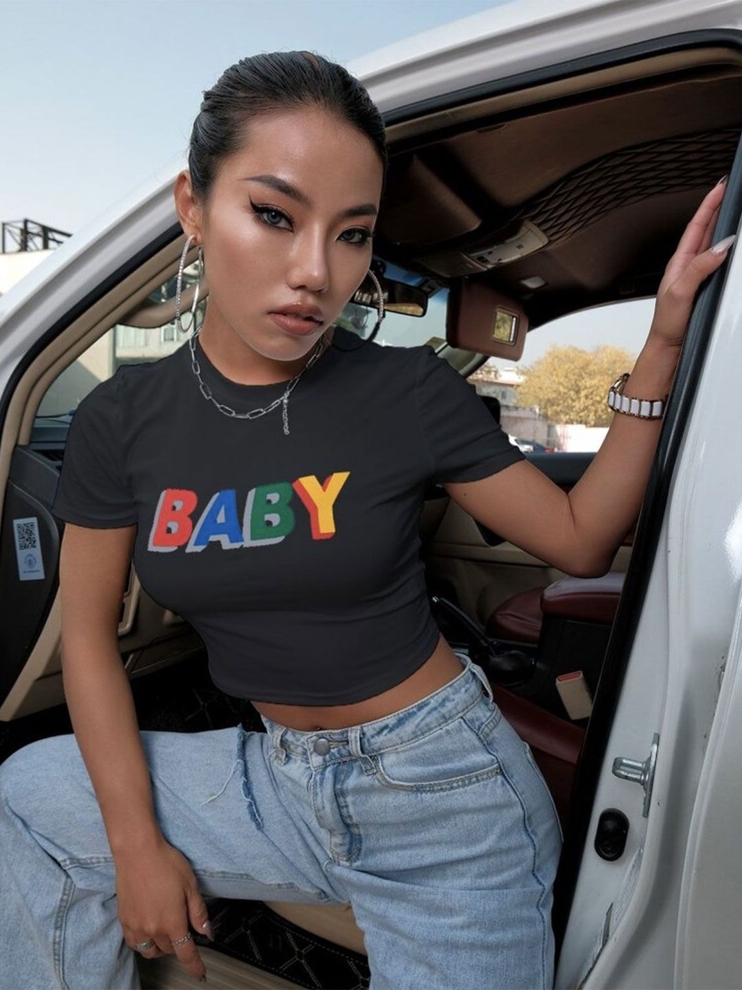 sollobell Print Cotton Tank Crop Top-image-32