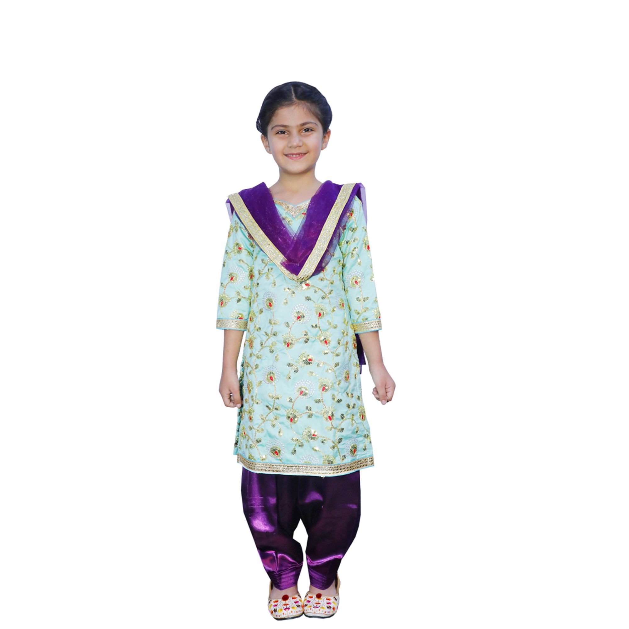 itsmycostume Girls Kurti with Salwar & With Dupatta-picture-48