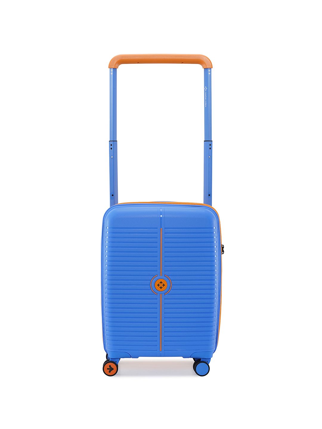 Nasher Miles Unisex Dubai Polypropylene Cabin Blue Orange Trolley Bag - 20 Inch (55 cm)-picture-20