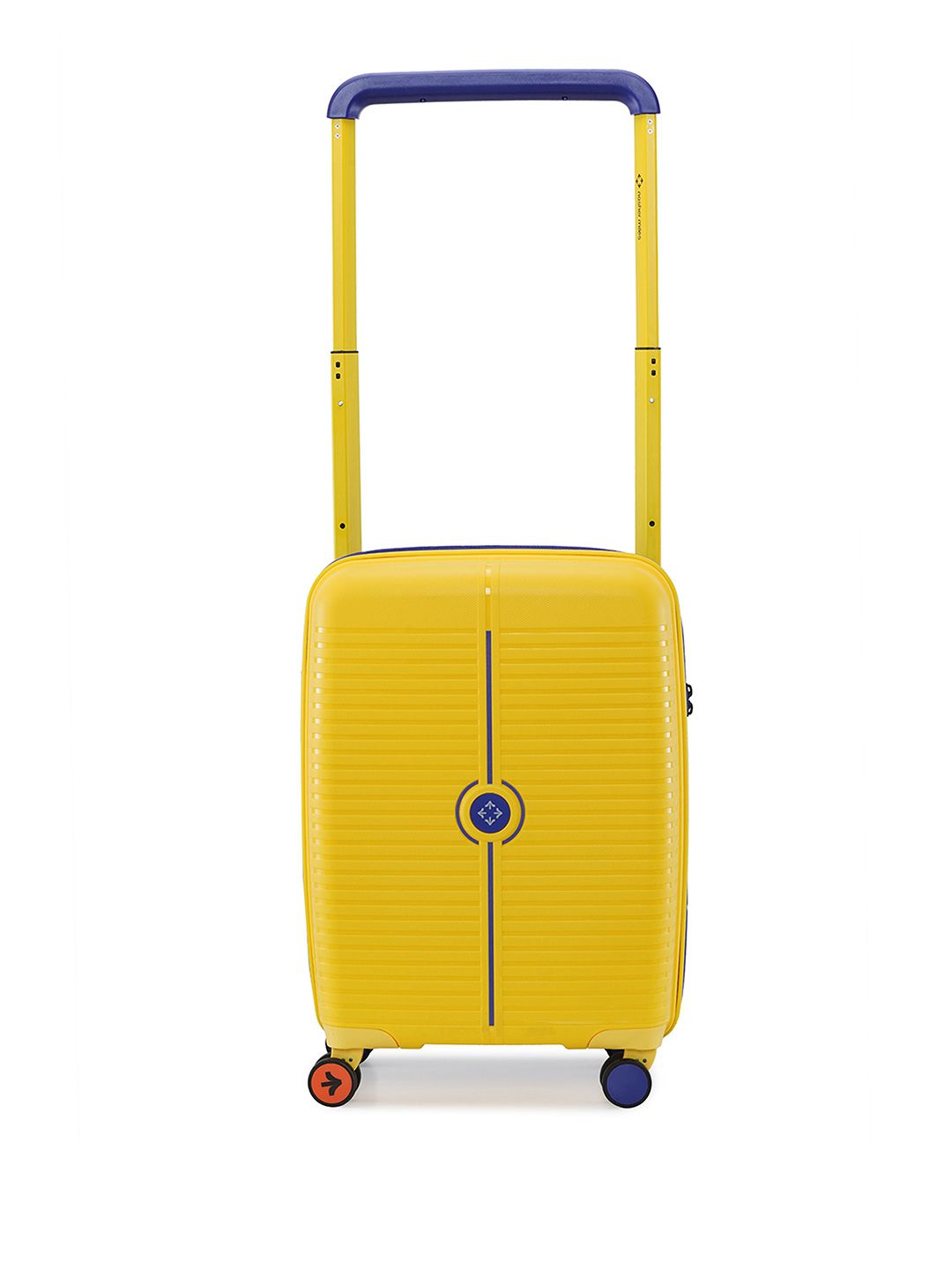 Nasher Miles Dubai TSA Lock Hard-Sided Polypropylene Cabin Yellow Navy Blue Suitcase-picture-29