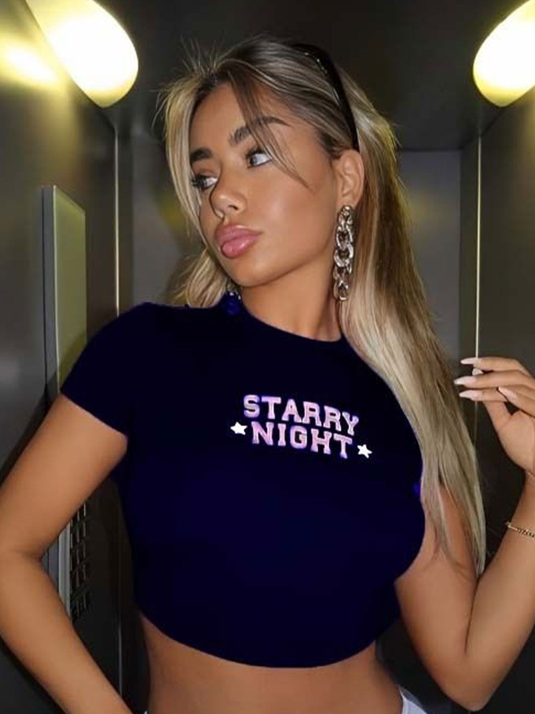 sollobell Print Cotton Tank Crop Top-image-29