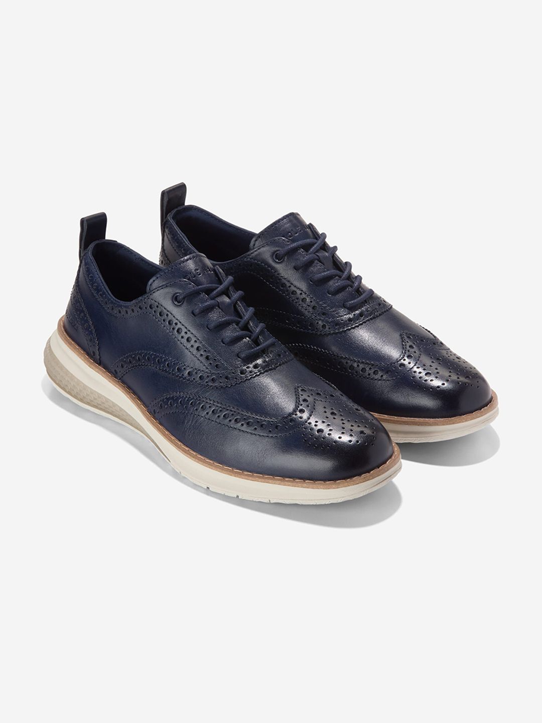 Cole Haan Men OG ENERGYWEAVE WINGTIP Blue Oxford Shoes-picture-34